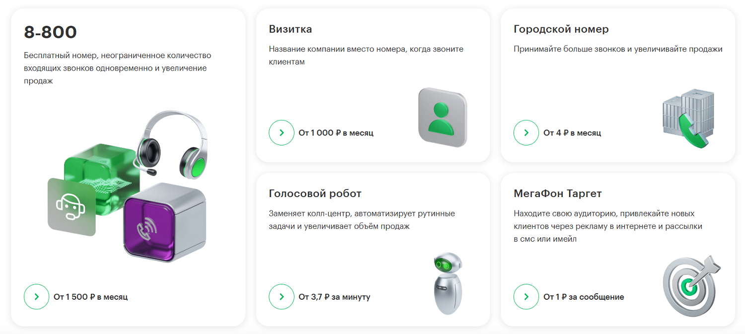 Преимущества виртуальной АТС от МегаФона